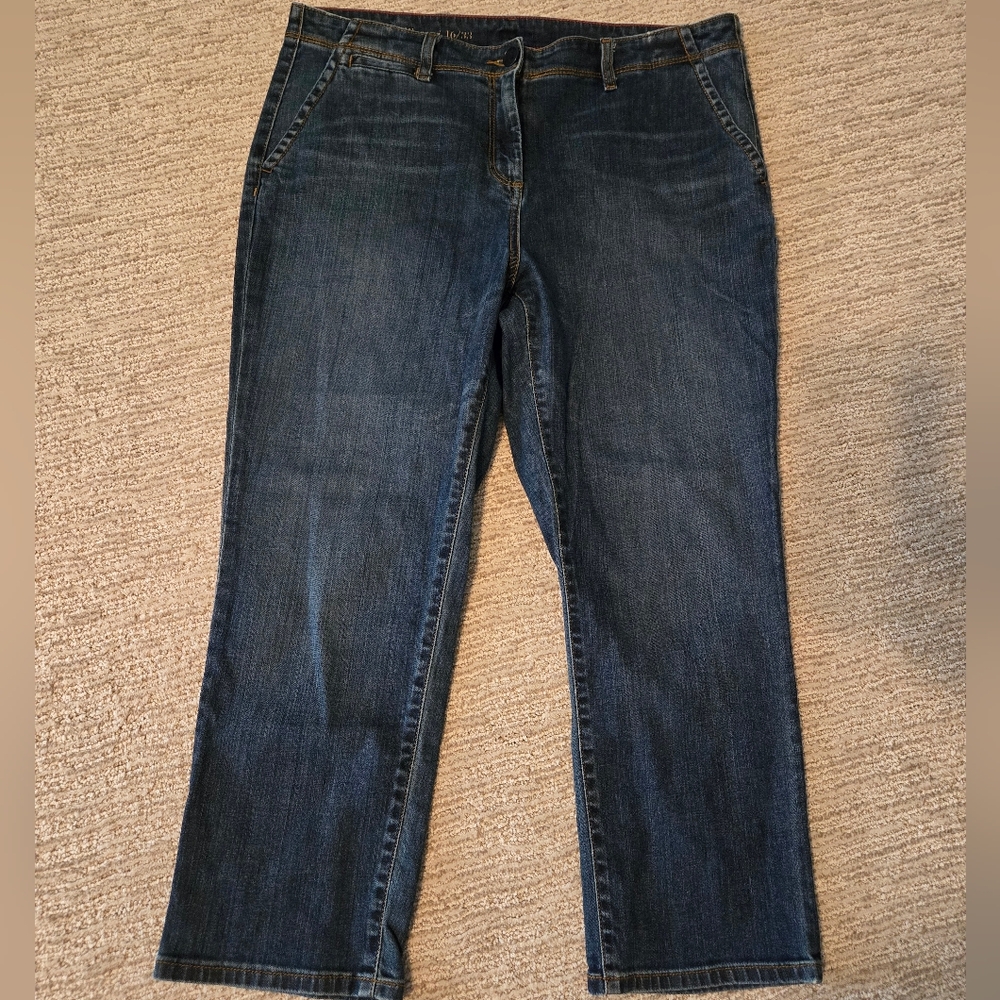 Talbots heritage capris 16/33 jeans